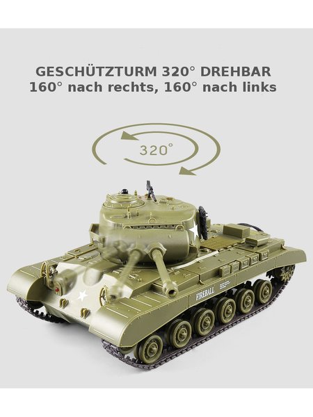 RC Panzer Battle 2er Set - Infrarot Kampfsystem - Gefechtssimulation - 1:30 von Heng Long