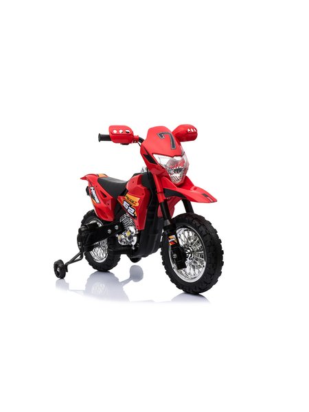 Kinderfahrzeug - Elektro Cross Kindermotorrad - 6V4,5Ah - Musik - 912-Rot