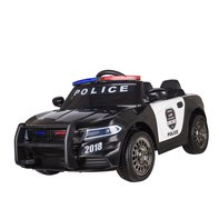 Kinderfahrzeug - Elektro Auto Polizei Design -66 - 12V7AH...