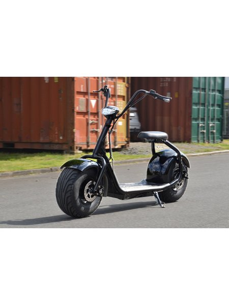Coco Bike Fat E-Scooter bis zu 40 km/h schnell - 35km Reichweite, 60V | 1000W | 12AH Akku, Bremsen und Licht