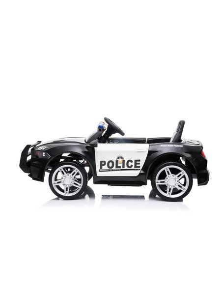 Kinderfahrzeug - Elektro Auto Polizei Design -07 - 12V7AH Akku,2 Motoren- 2,4Ghz Fernsteuerung, MP3