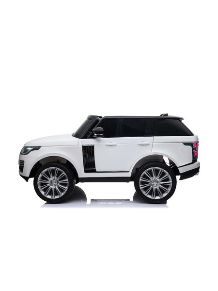 Kinderfahrzeug - Elektro Auto Land Rover Range Rover - lizenziert - 2x 12V7AH, 4 Motoren- 2,4Ghz Fernsteuerung, MP3, Ledersitz+EVA-Weiss