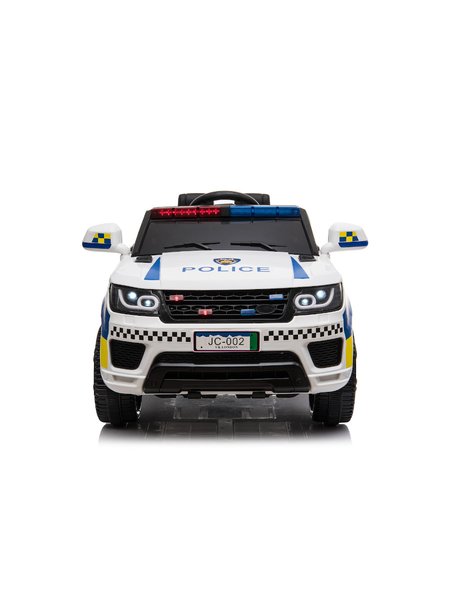 Kinderfahrzeug - Elektro Auto Polizei RR002 - 12V7AH Akku,2 Motoren- 2,4Ghz Fernsteuerung, MP3+Sirene