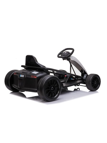 Kinder Elektroauto e-Gokart mit 24V und Driftfunktion + 2x 12V9AH Akku und 2 Motoren- weiss