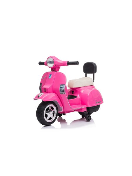 Kinderfahrzeug - Elektro Kindermotorrad Mini Vespa - Lizenziert - 6V -Rosa