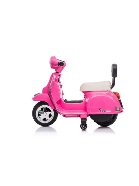 Kinderfahrzeug - Elektro Kindermotorrad Mini Vespa - Lizenziert - 6V -Rosa