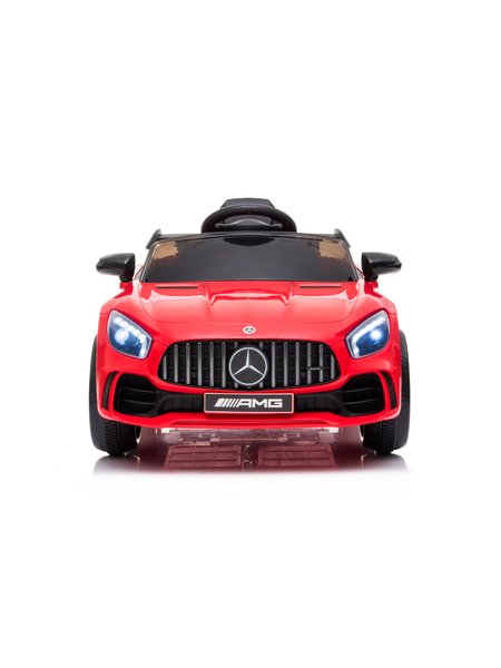 Kinderfahrzeug - Elektro Auto Mercedes GT R Mod. 011- lizenziert - 12V4,5AH, 2 Motoren, 2,4Ghz, MP3, Ledersitz+EVA-Rot