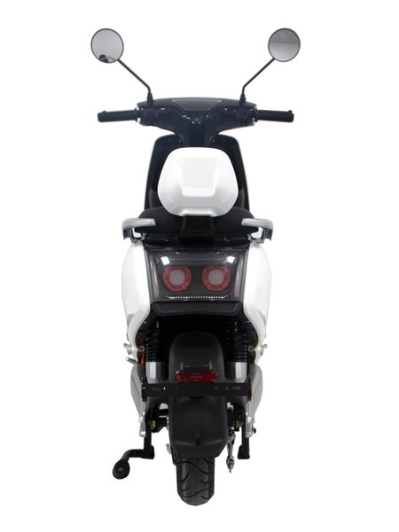 Elektro Scooter City Roller M9 bis zu 45 km/h schnell und 60km Reichweite, 60V | 1500W | 24AH abnehmbarer LiIon Akku-Weiss