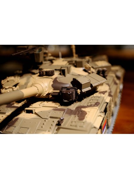 RC Panzer Russland T90 Heng Long 1:16 mit Rauch&Sound + 2,4Ghz mit Stahlgetriebe und Metallketten V7.0 - Upg-A
