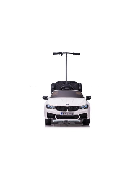 Elektro Kinderfahrzeug BMW M5 - lizenziert - 12V7A Akku, 2 Motoren- 2,4Ghz Fernsteuerung, MP3, Ledersitz+EVA