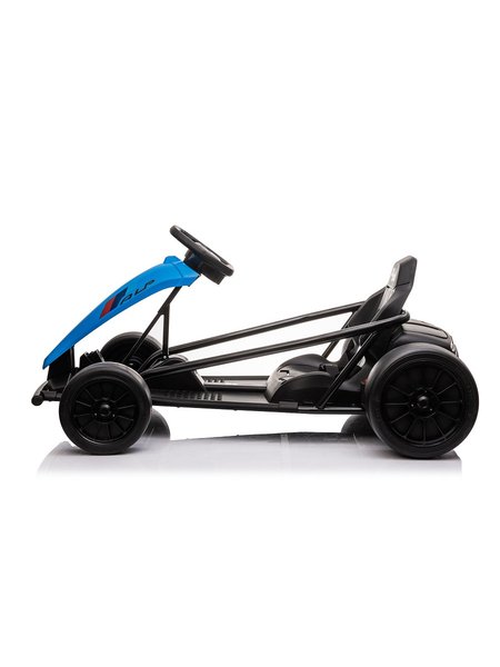 Kinder Elektroauto e-Gokart mit 24V und Driftfunktion + 2x 12V9AH Akku und 2 Motoren -Blau