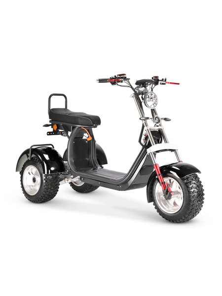 Coco Bike E-Scooter mit Straßenzulassung und drei Räder Trike CP7.1 Off-Road - ca. 45km Reichweite, 2 Motoren | 60V | 2000W | 20AH Akku