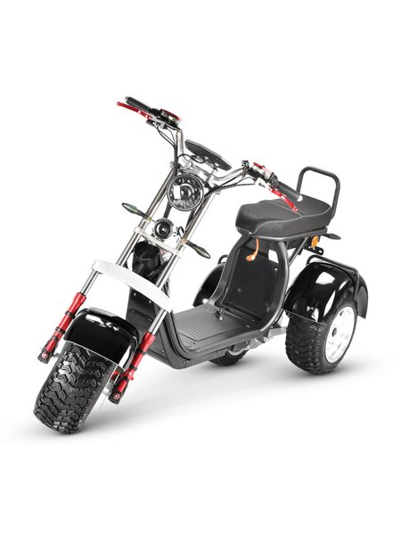 Coco Bike E-Scooter mit Straßenzulassung und drei Räder Trike CP7.1 Off-Road - ca. 45km Reichweite, 2 Motoren | 60V | 2000W | 20AH Akku