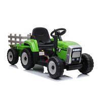 Kinderfahrzeug - Elektro Auto Traktor mit Anhänger -...