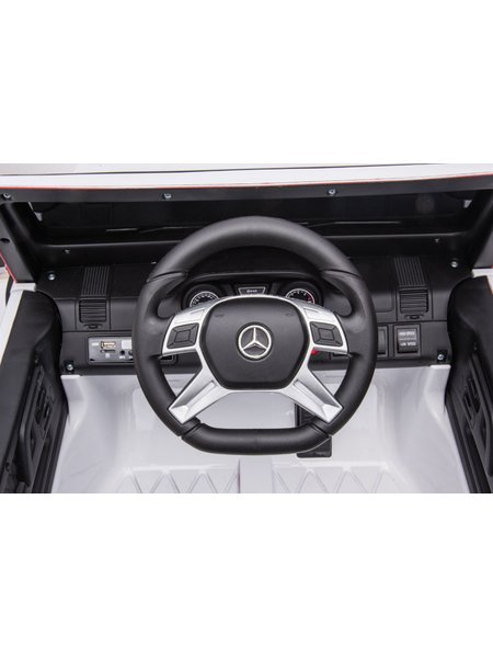 Kinderfahrzeug - Elektro Auto Mercedes G63 AMG 6x6 - lizenziert - 12V7AH Akku + 2,4Ghz+Ledersitz+EVA