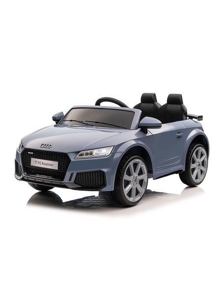 Kinderfahrzeug - Elektro Auto Audi TTRS - lizenziert - 12V7A Akku und 2 Motoren- 2,4Ght+MP3+EVA+Leder-Nardo Grau