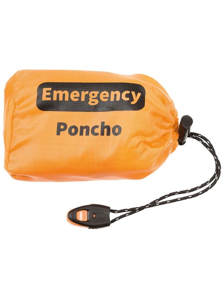 Notfall-Poncho, orange,