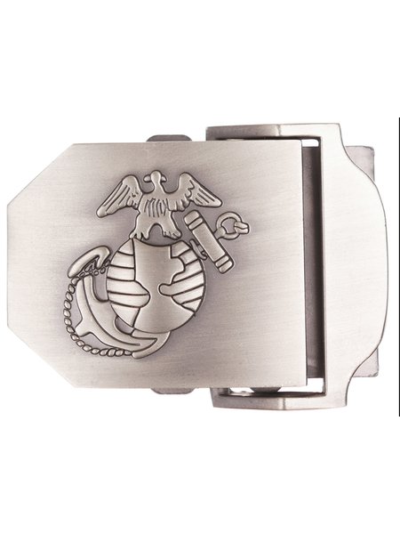 USMC Gürtelschloss, silber,Metall, ca. 4 cm