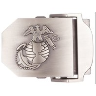 USMC Gürtelschloss, silber,Metall, ca. 4 cm