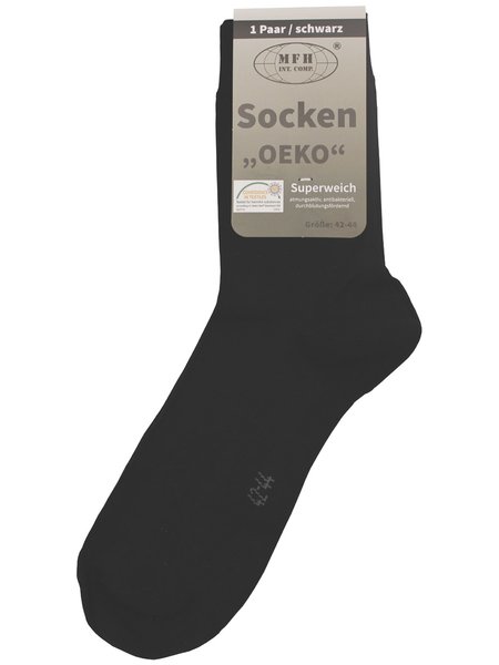 Socken, Oeko, schwarz
