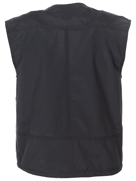 Outdoor waistcoat, black, Microfaser