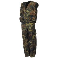 Child suit, flecktarn, waistcoat and trousers, with...