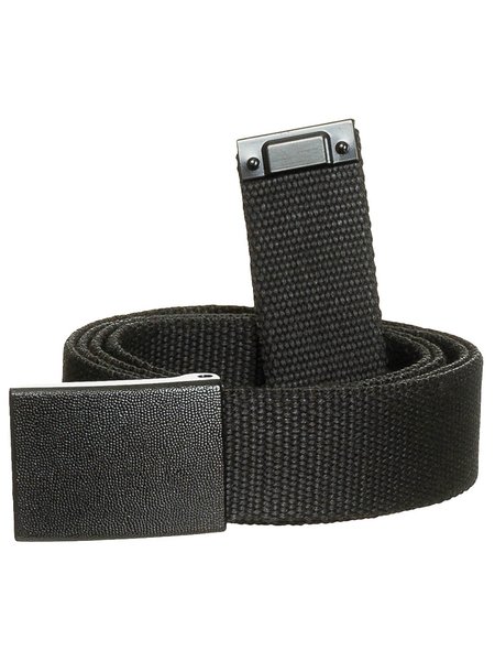 FEDERAL ARMED FORCES trousers belt, black, with box castle, 3 cm wide