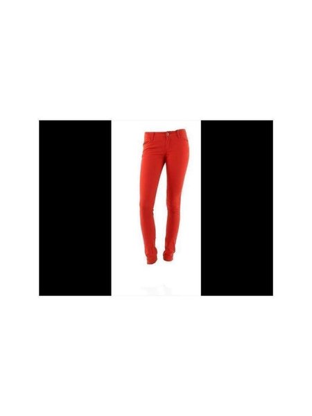 Trendikäs putki on punainen XS säännöllisesti jeans