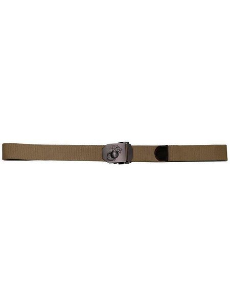 USMC Trousers belt, 40 mm, metal box., coyote tan