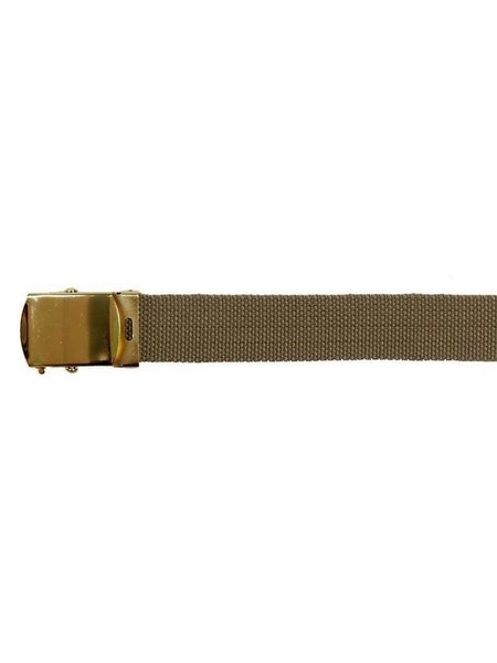 Belt, 30 mm, khaki, with metal castle