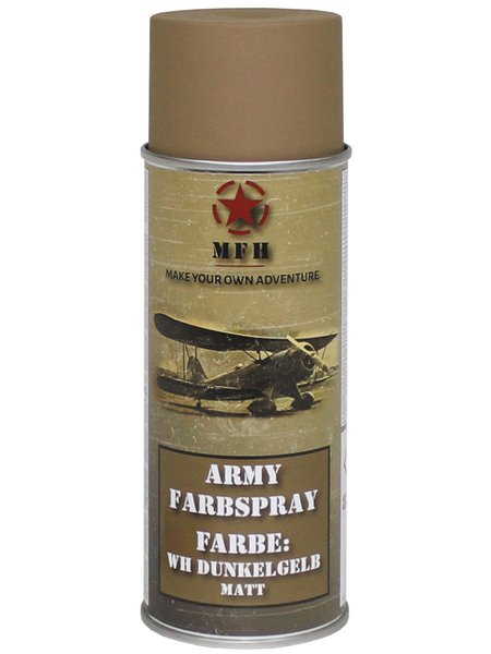 Farbspray, Army WH DUNKELGELB, matt, 400 ml