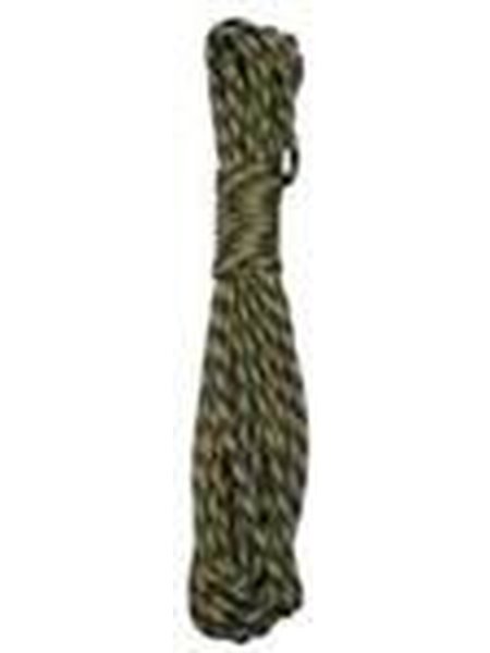 A corda, camufla, 9 mm, 15 metros