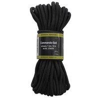 Rope, black, 7 mm, 15 metres