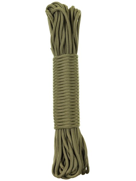 Parachute olive touw 50 voet