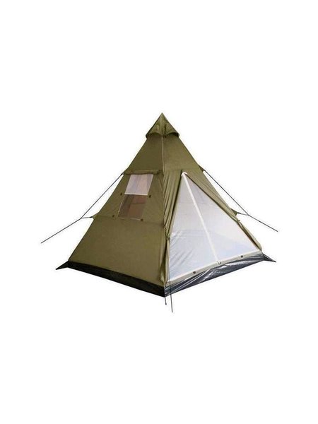 Indian tent tepee olive middle mast