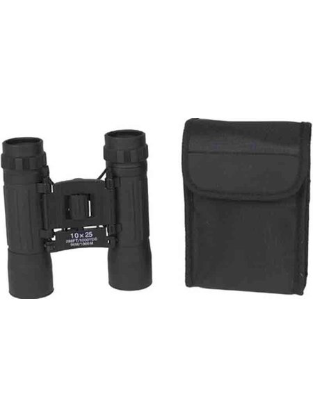 Binoculars 10 x 25 Black Ruby Linse Tasche