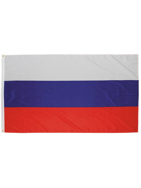 Lippu, Venäjä, polyesterikatkokuituja, Gr. 90 x 150 cm