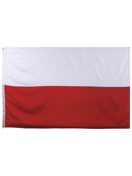 Bandeira, polaco, poliéster, Gr. 90 x 150 cm