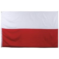 Bandeira, polaco, poliéster, Gr. 90 x 150 cm