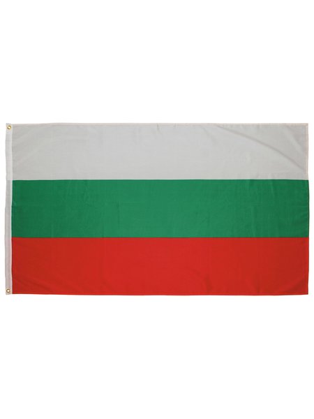 Bandera, Bulgaria, poliéster, Gr. 90 x 150 cm