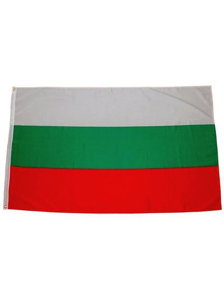 Vlag, polyester, Bulgarije, Gr. 90 x 150 cm