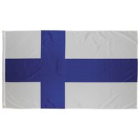 Bandeira, Finlândia, poliéster, Gr. 90 x 150 cm