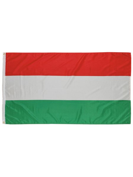 Fahne, Ungarn, Polyester, Gr. 90 x 150 cm