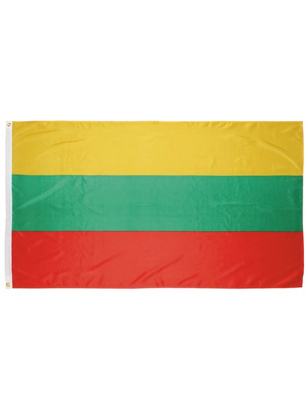 Bandeira, Lituânia, poliéster, Gr. 90 x 150 cm