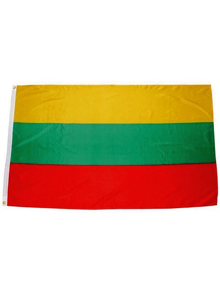 Bandera, Lituania, poliéster, Gr. 90 x 150 cm