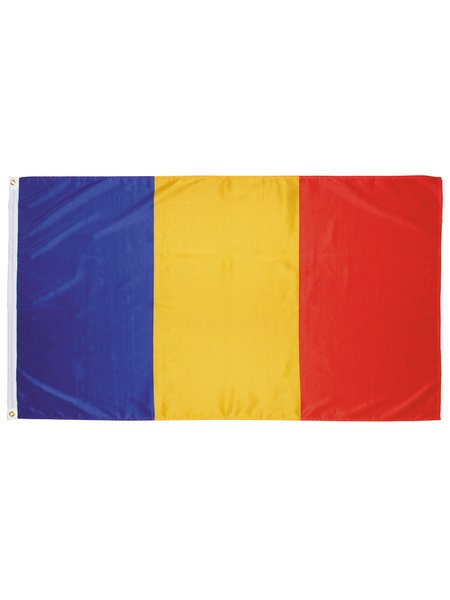 Bandeira, Romênia, poliéster, Gr. 90 x 150 cm