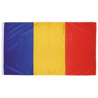 Bandera, Rumanía, poliéster, Gr. 90 x 150 cm