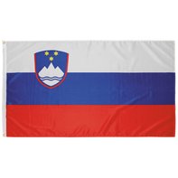Bandera, Eslovenia, poliéster, Gr. 90 x 150 cm