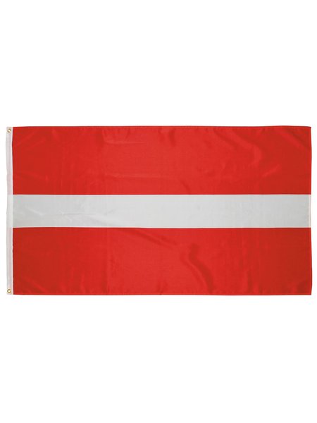 Vlag, polyester, Letland, Gr. 90 x 150 cm