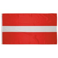 Flag, Latvia, polyester, Gr. 90 x 150 cm